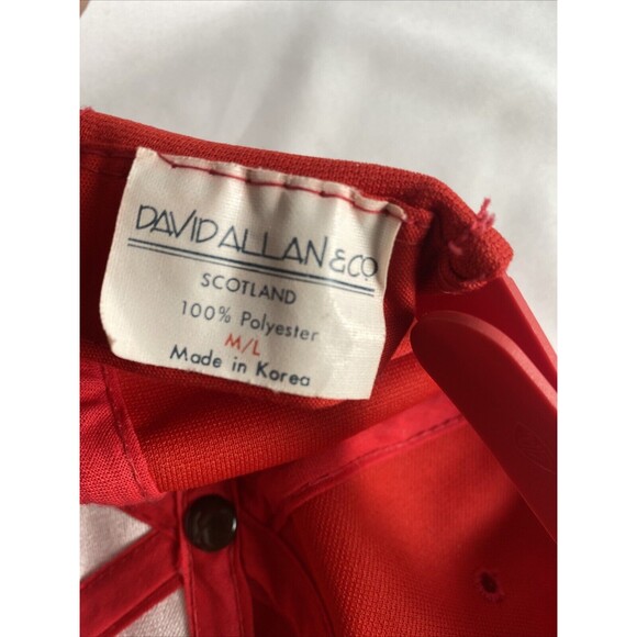 Turnberry Scotland Golf Hat Snapback Retro Red Embroidered Cap Adjustable - Picture 10 of 10